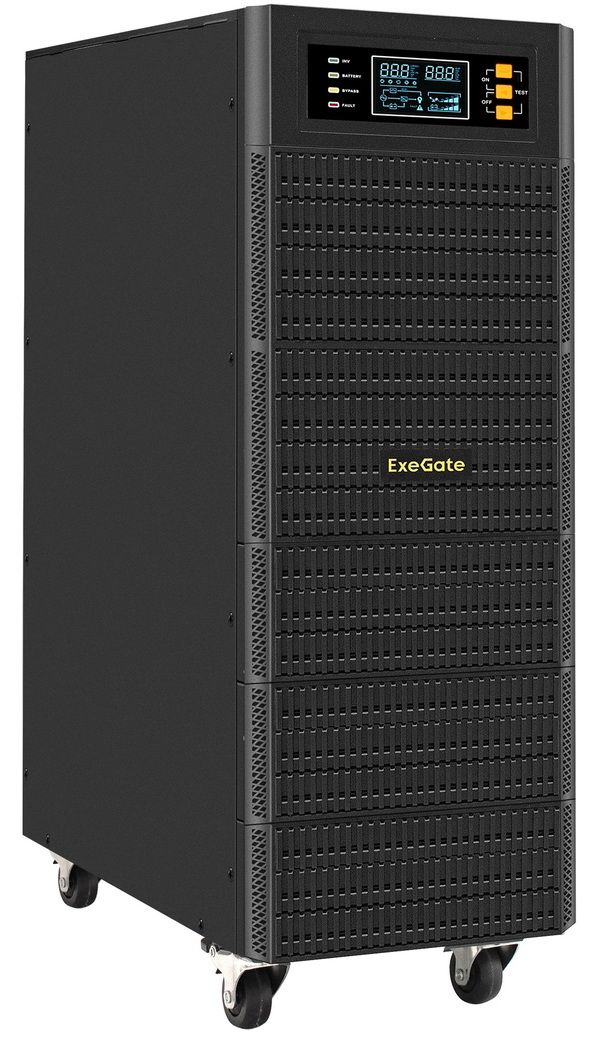 

Источник бесперебойного питания ExeGate TL-575-6kVA.192V.LCD.AVR.T.USB.RS232.SNMP, Черный