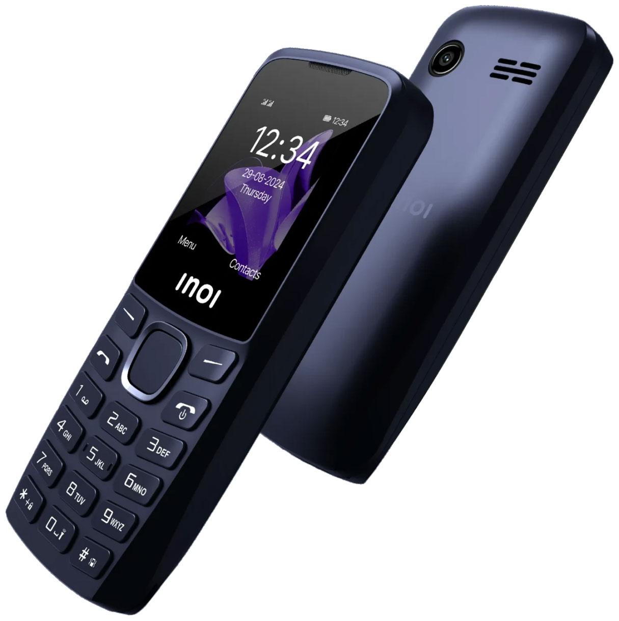 Изображение товара Мобильный телефон Inoi 240 Modern 4G Blue компактный надежный телефон