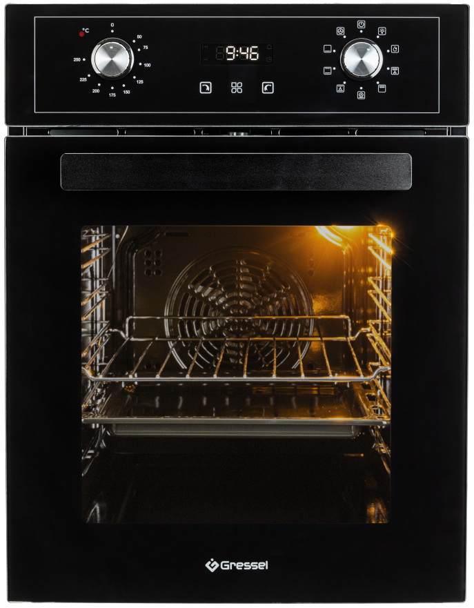 

Электрический духовой шкаф Gressel U4ES59110, Черный