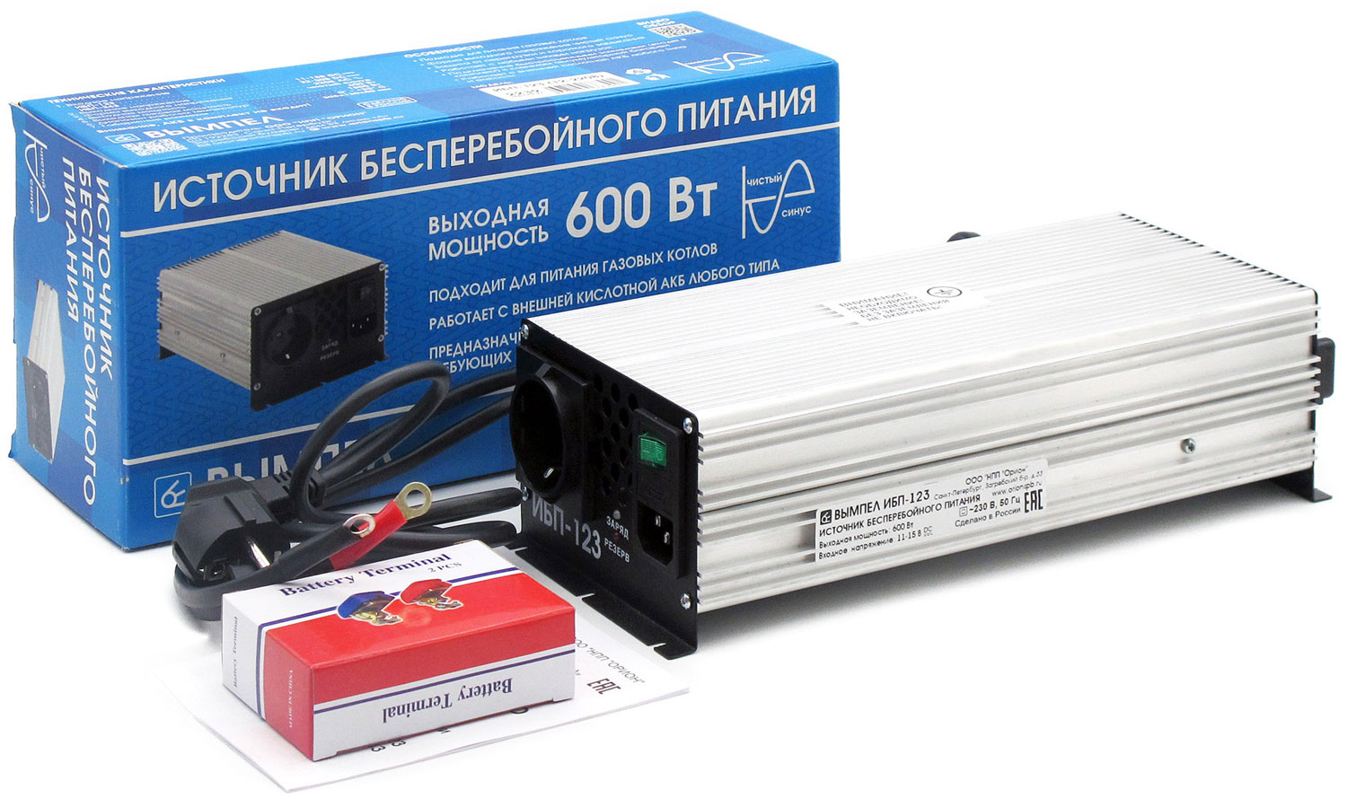 Изображение товара Источник бесперебойного питания Вымпел ИБП-123