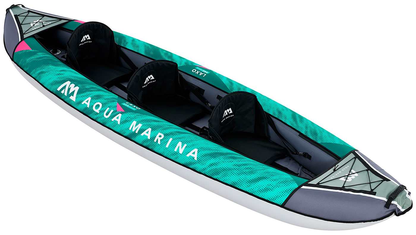 Изображение товара Каяк Aqua Marina Laxo-380: 3 места, 210 кг, надёжность и комфорт