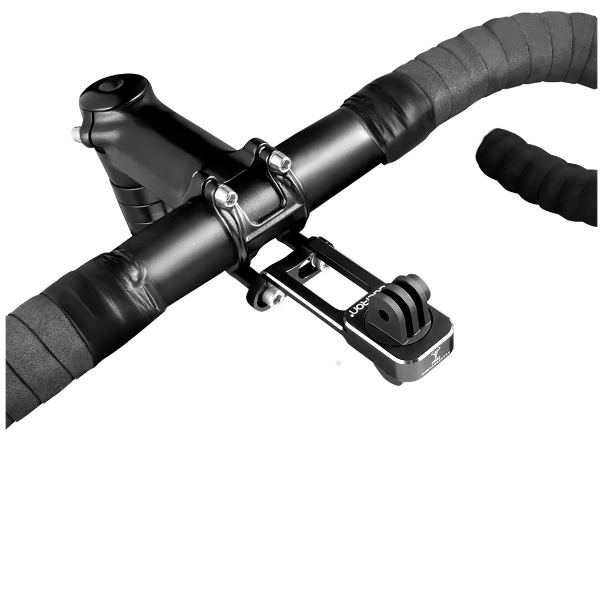 Многофункциональное крепление под руль Gaciron H12 для велофонарей GACIRON для Garmin GoPro черный 3290₽