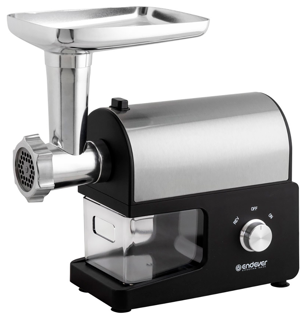 Изображение товара Мясорубка Endever Sigma-114, черный/стальной Изображение товара Мясорубка Endever Sigma-114, черный/стальной