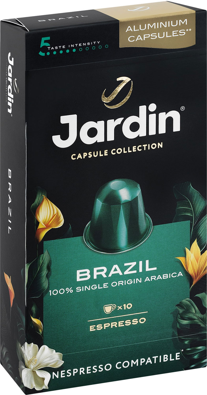 Изображение товара Кофе в капсулах Jardin Бразилия 5 г х 10 шт. Изображение товара Кофе в капсулах Jardin Бразилия 5 г х 10 шт.