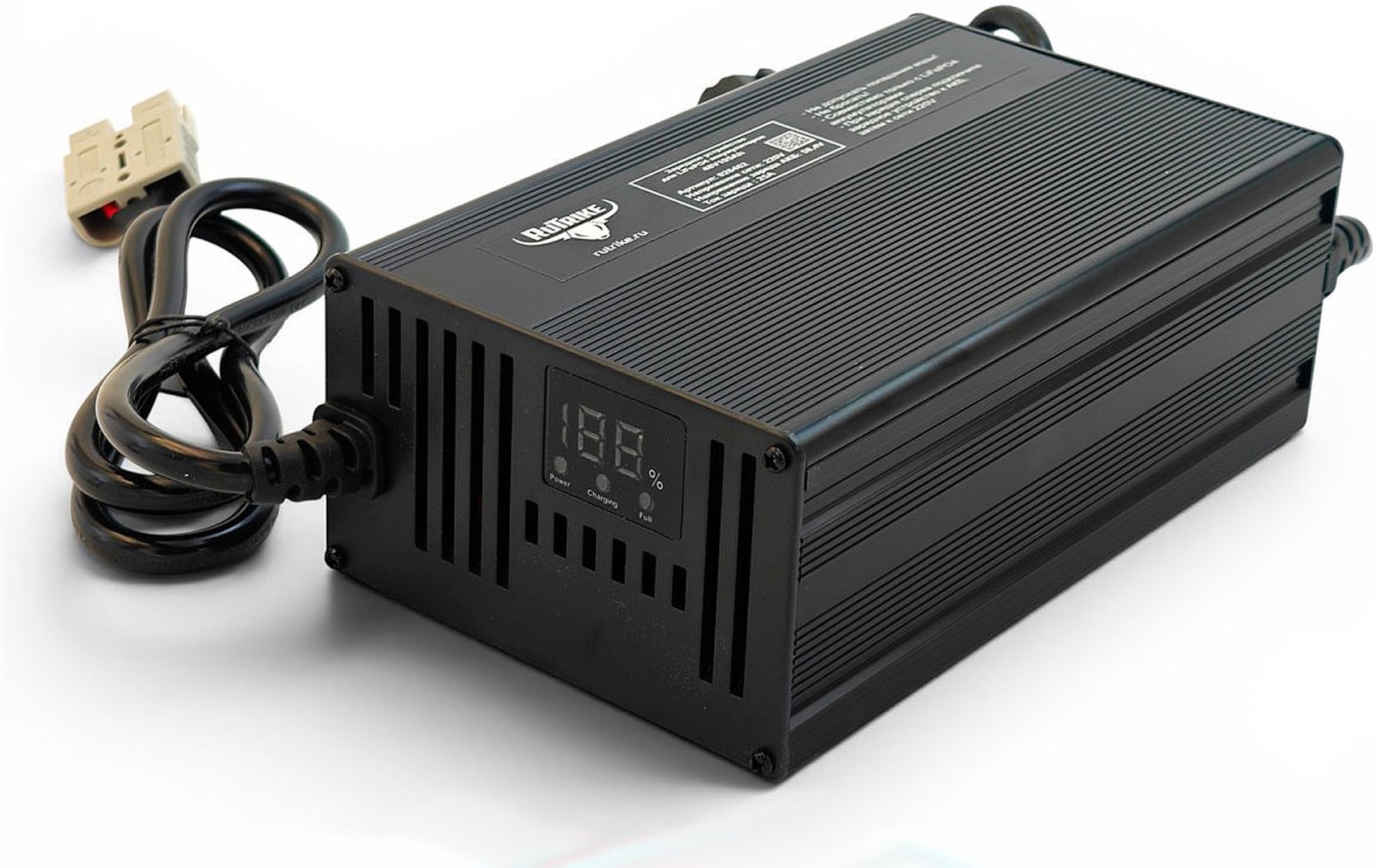 Изображение товара Зарядное устройство Rutrike для LiFePo4 аккумуляторов 48V105A/H (58.4V25A) Изображение товара Зарядное устройство Rutrike для LiFePo4 аккумуляторов 48V105A/H (58.4V25A)