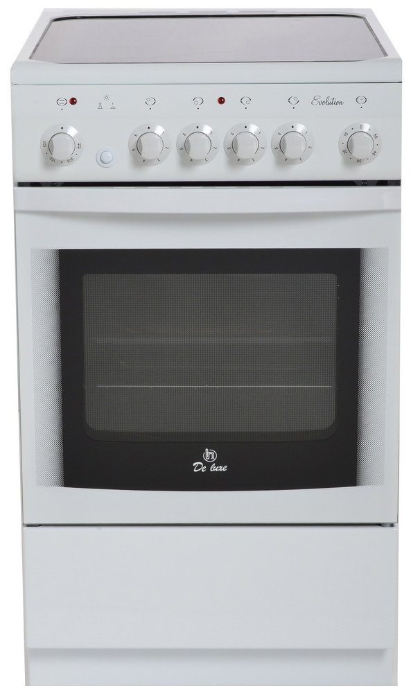 Изображение товара Электроплита De luxe 506004.03 эс с духовкой 54 л конфорки 4 быстрого нагрева