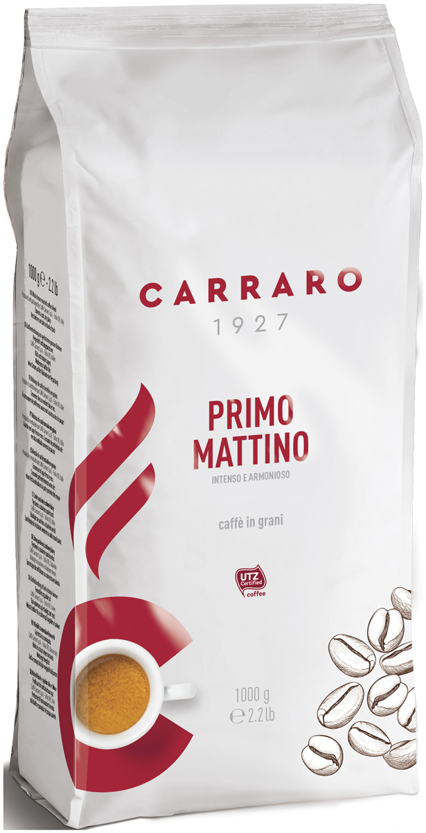Кофе зерновой Carraro Primo Mattino 1кг кофе зерновой jardin classico 1кг