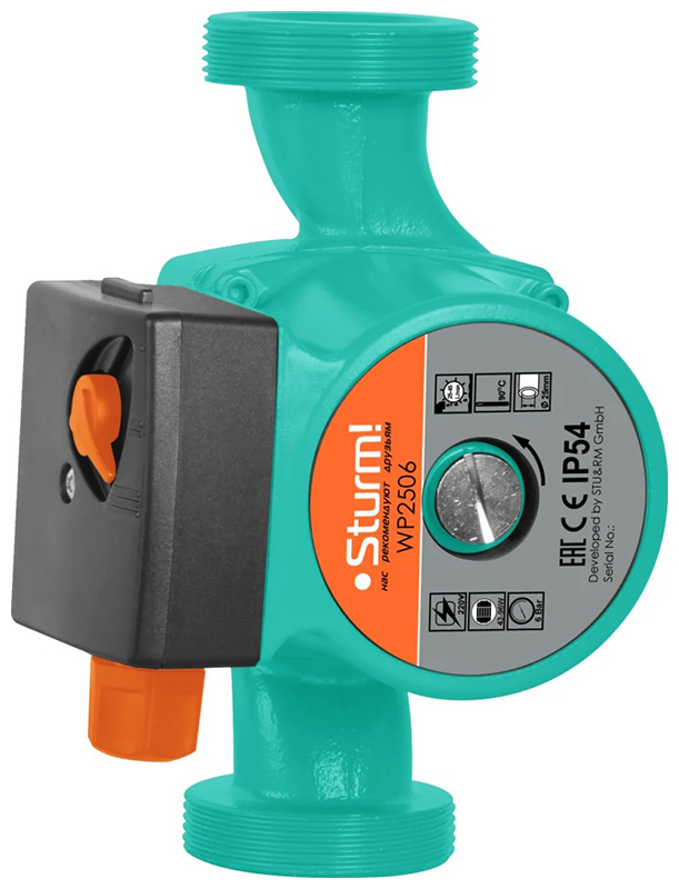 Изображение товара Циркуляционный насос Sturm! WP2506 для систем отопления и водоснабжения