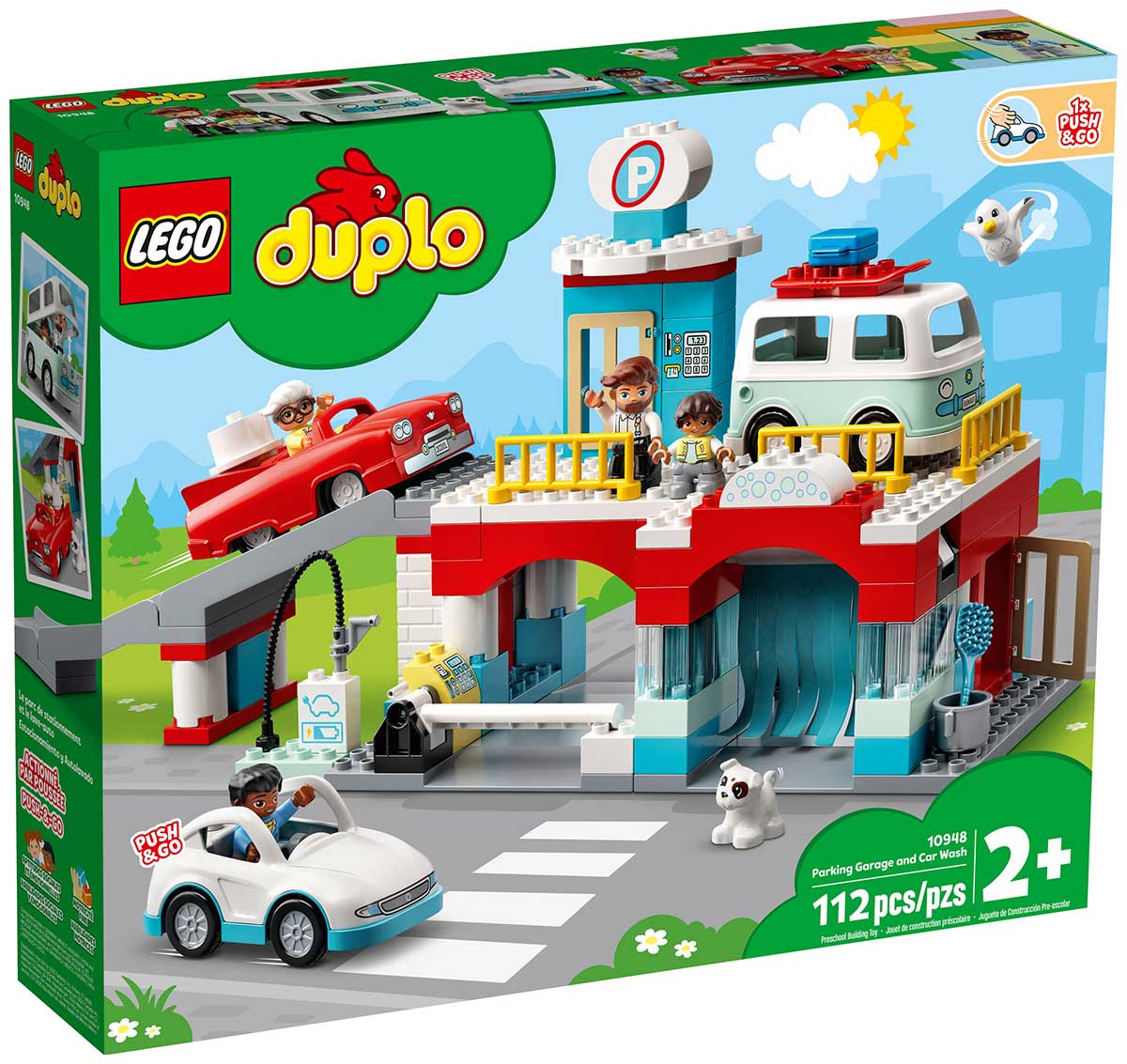 конструктор lego duplo 10996 веселая автомойка лайтнинг маккуин и мэтр 29 дет Конструктор Lego DUPLO ''Гараж и автомойка'' 10948