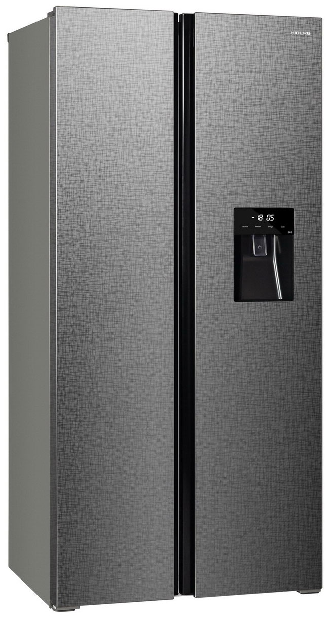 цена Холодильник Side by Side Hiberg RFS-484DX NFXq inverter