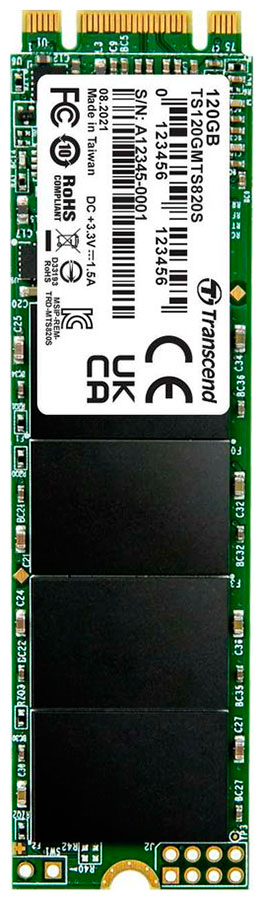 Изображение товара Накопитель SSD Transcend M.2 MTS820S 120 Гб SATA III (TS120GMTS820S)