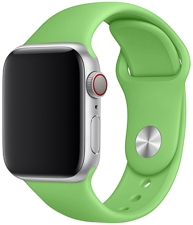 Ремешок для смарт-часов TFN AW Silicone 38/40 C32 green 5 шт набор силиконовые браслеты и кольца для apple watch