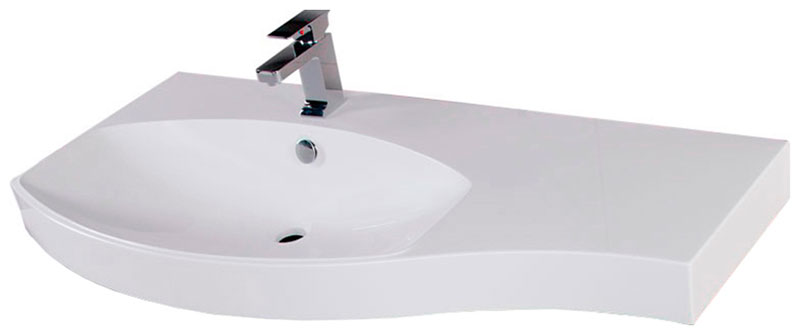 Изображение товара Раковина Aquanet Опера 115 L белый для ванной комнаты