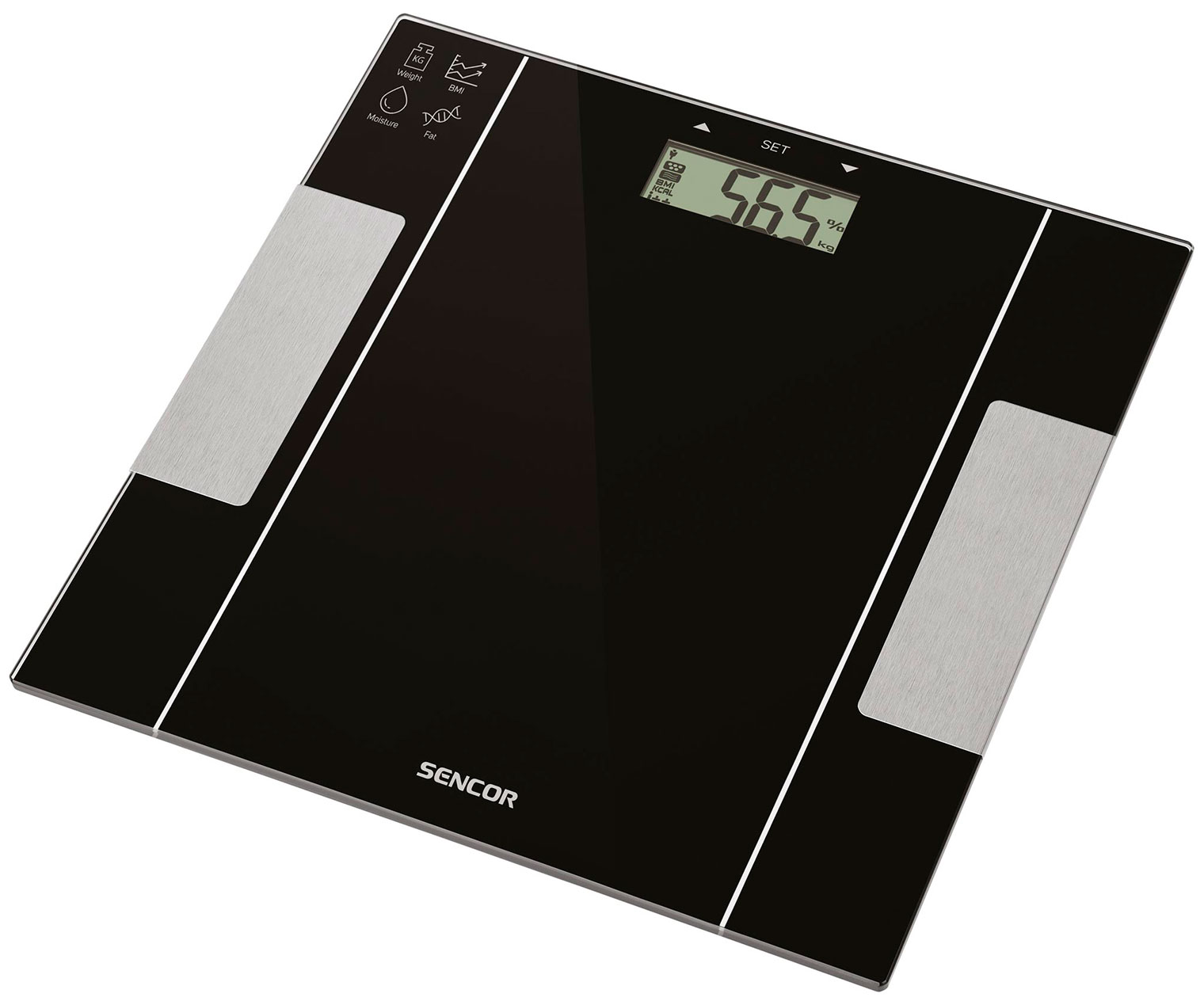 Персональные весы для фитнеса Sencor SBS 5050BK напольные весы sencor sbs 6015wh