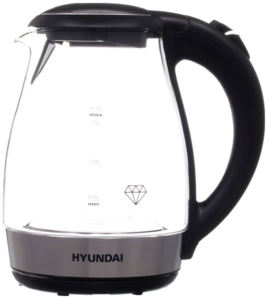 Изображение товара Чайник электрический Hyundai HYK-G2030 черный