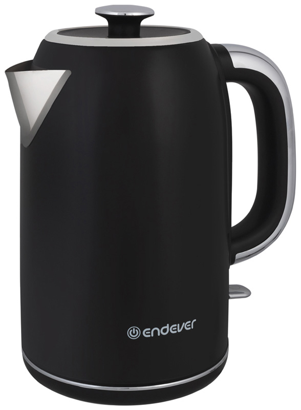 Чайник электрический Endever Skyline KR-256S 90283 черный чайник электрический endever skyline kr 370g сталь стекло 90251