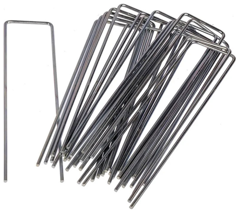 Изображение товара Садовые скобы Amigo 30х140 мм 20 шт для закрепления укрывных материалов