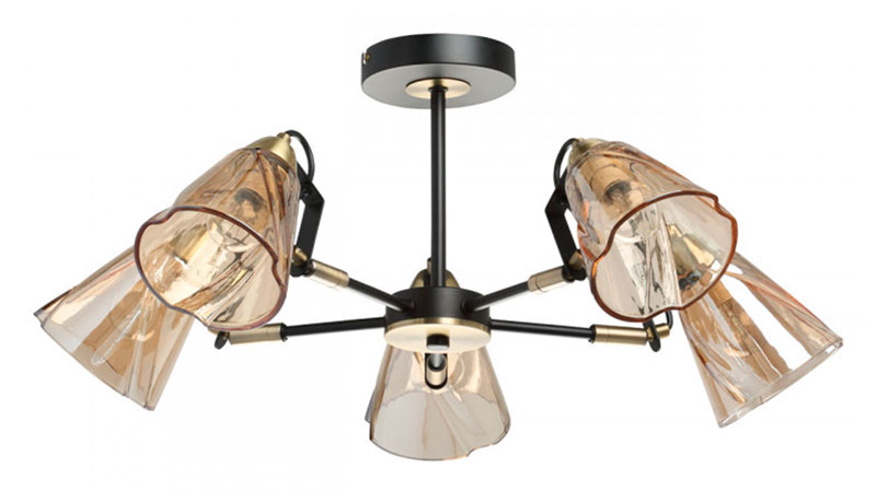 Изображение товара Люстра потолочная DeMarkt Гамбург 5*40W E14 220 V 605016805