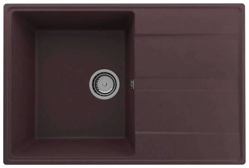 

Кухонная мойка Ulgran Quartz Prima/трюфель Prima 750-06, Коричневый