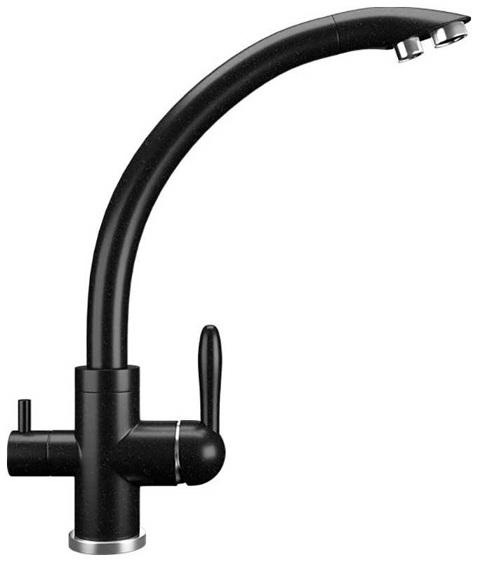 

Кухонный смеситель Ulgran U-017/ультра-черный (U-017-344)