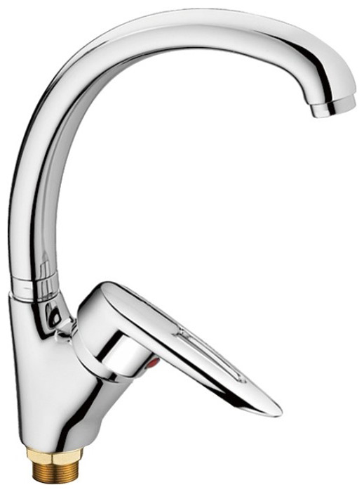 Изображение товара Смеситель для кухни Haiba HB07/хром с поворотным изливом и керамическим картриджем