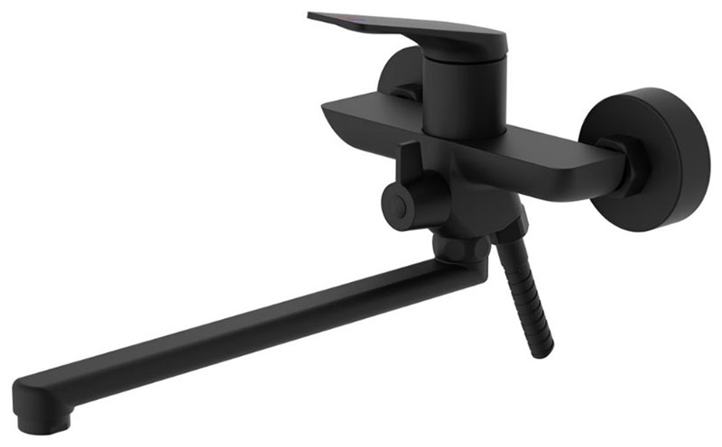 Изображение товара Смеситель для ванны Haiba HB816-7/черный HB22816-7