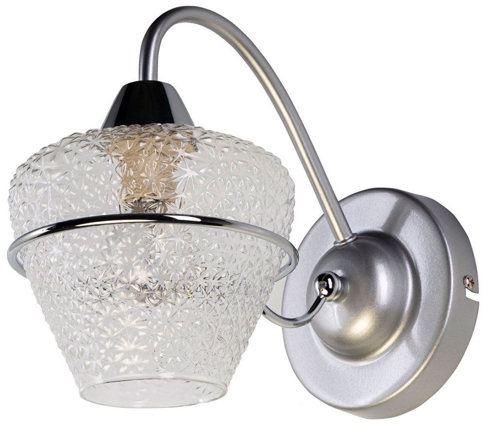 

Бра MW-light Блеск 1*40W E27 220V 315025501, Хром/прозрачный