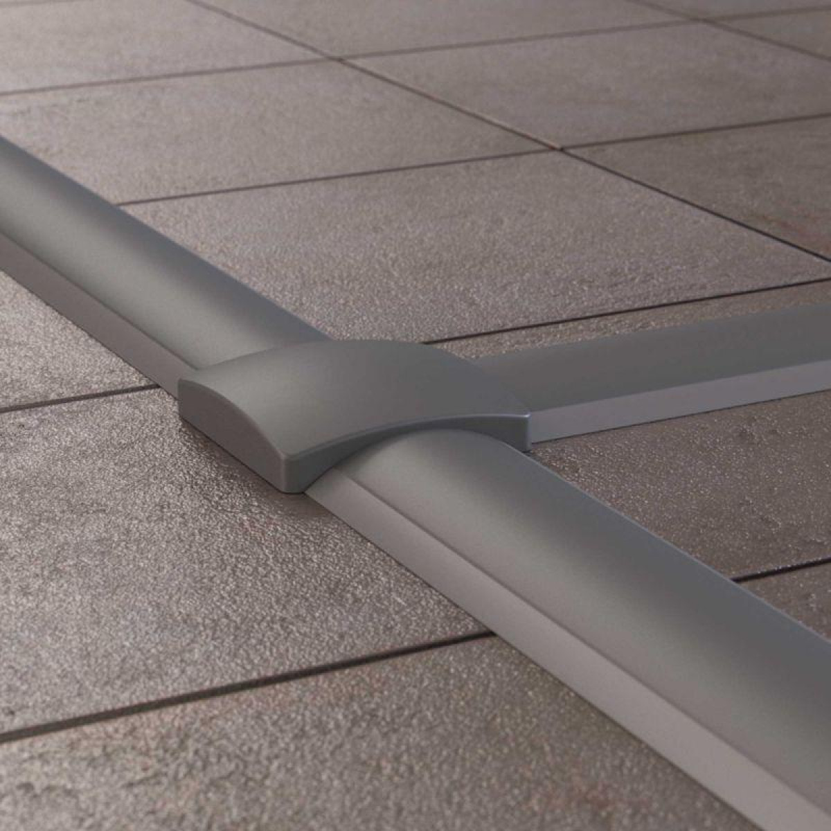 Изображение товара Кабель-канал напольный DKC CSP-F G 75х17 мм длина 2м серый