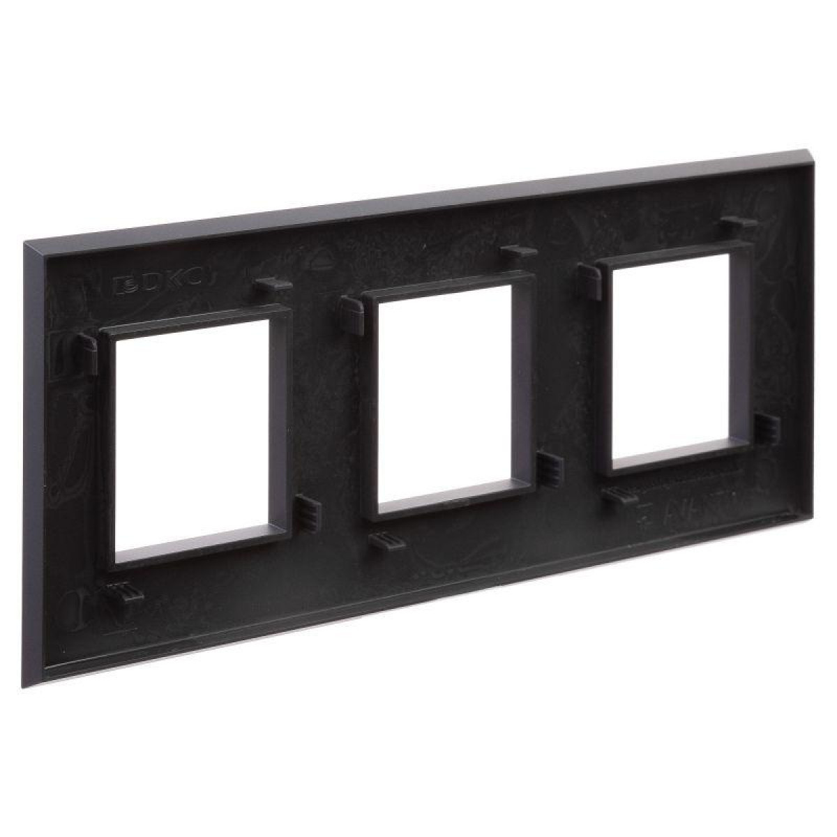 Изображение товара Рамки и основания для ЭУИ DKC ARTLEBEDEV Avanti Черный матовый 6 модулей