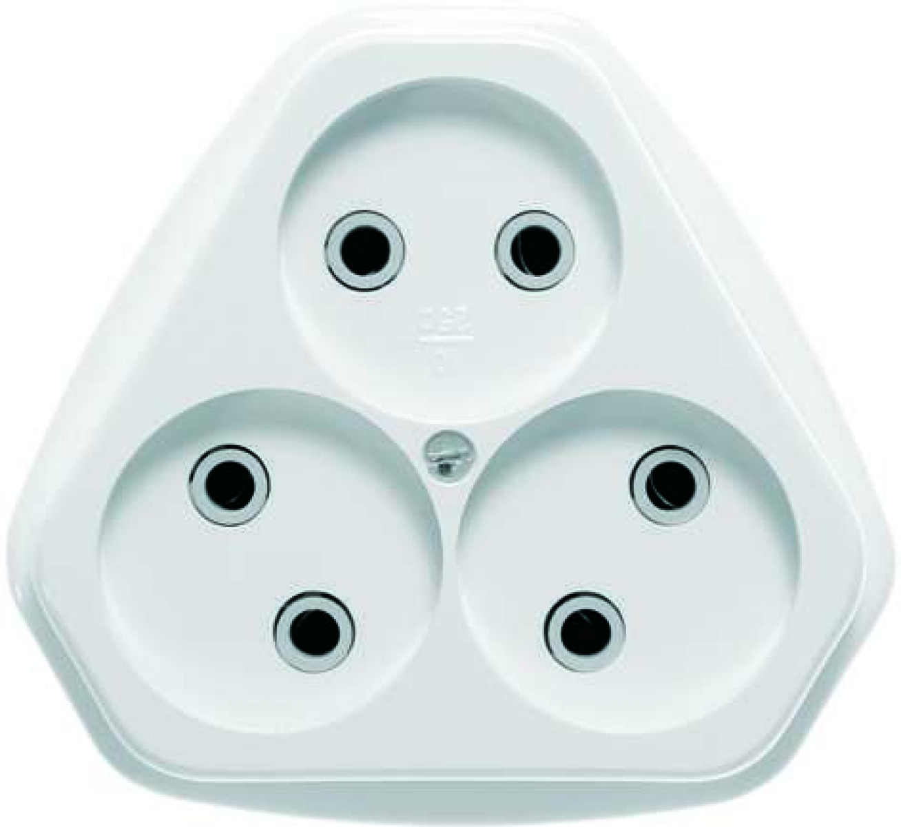 Изображение товара Розетка Кунцево-Электро 3-м СП РС10-394 10А IP20 белая Россия