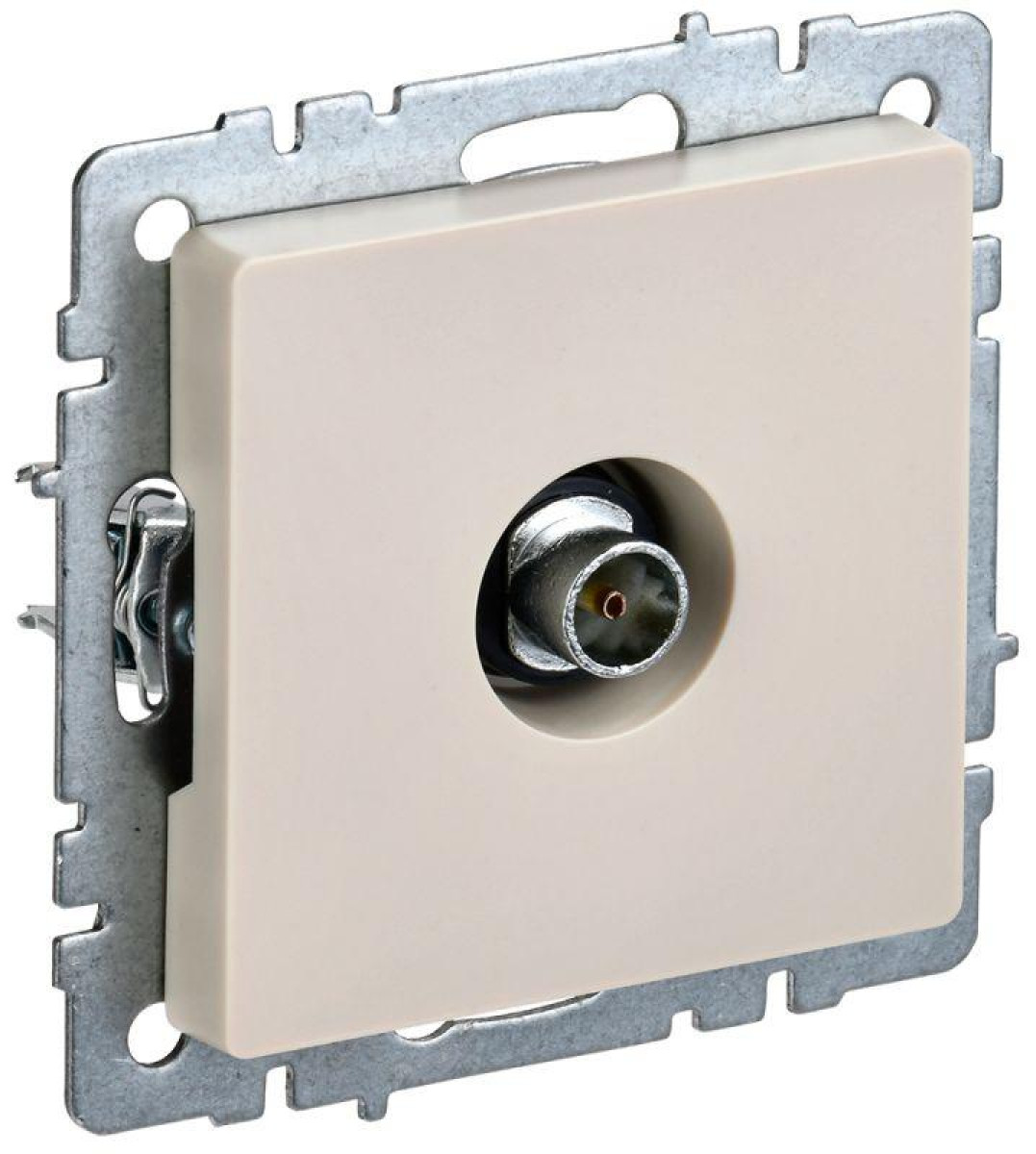 Изображение товара Розетка телевизионная оконечная TV СП Brite IEK РТВ11-0-БрКр беж 1 гнездо