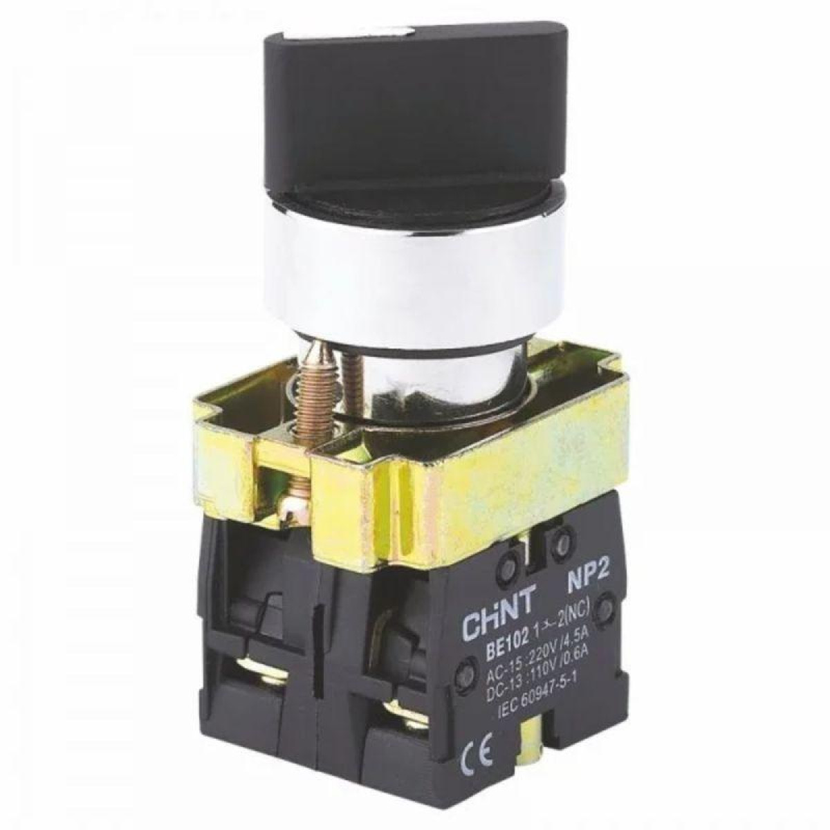 Изображение товара Chint NP2-BD25 переключатель 2 положения с фиксацией IP40