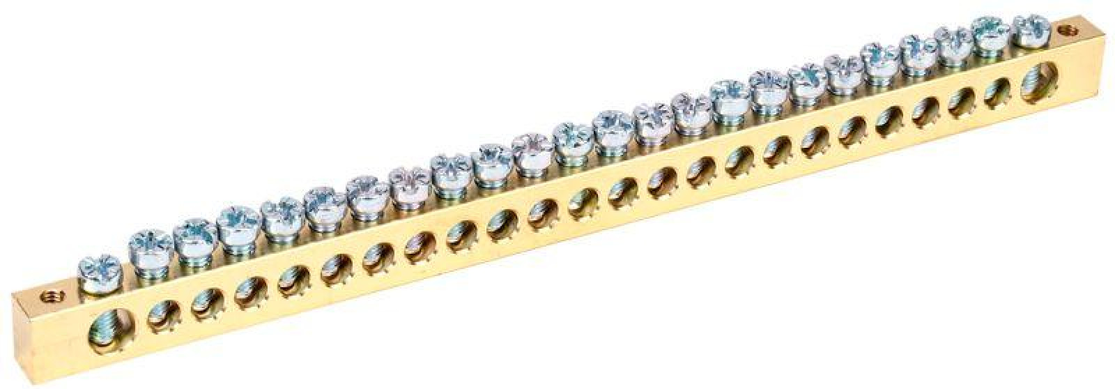 Изображение товара Изделия для электромонтажа IEK Шина PEN земля-ноль 8х12мм 24/2