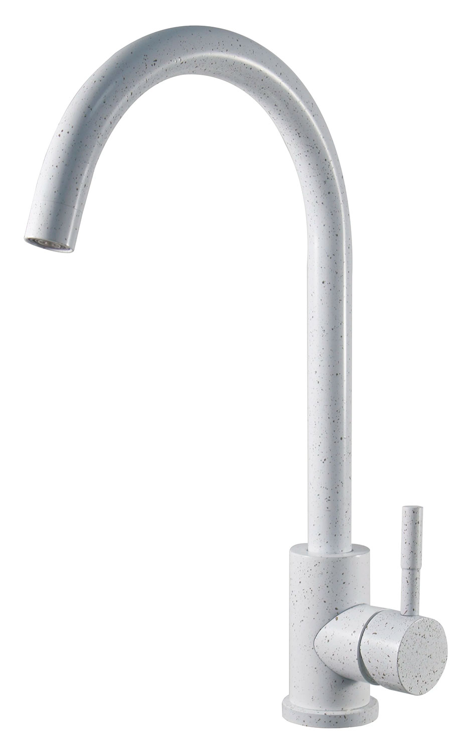 Изображение товара Смеситель для кухонной мойки ESKO K45 White однорычажный с поворотным изливом