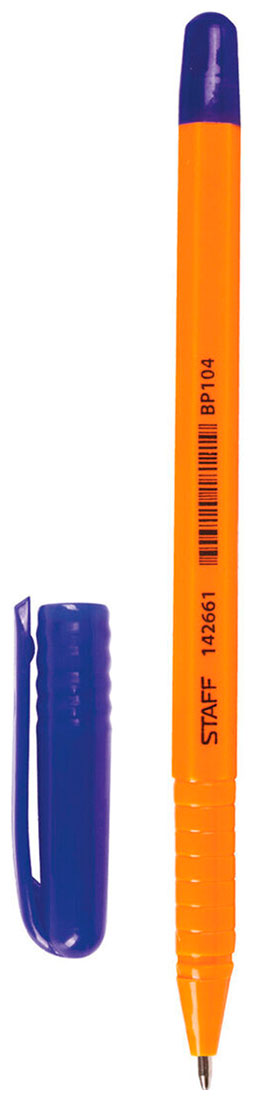 

Ручка шариковая Staff EVERYDAY BP-247 Orange, синяя, КОМПЛЕКТ 50 штук, 05 мм, (880158), Оранжевый