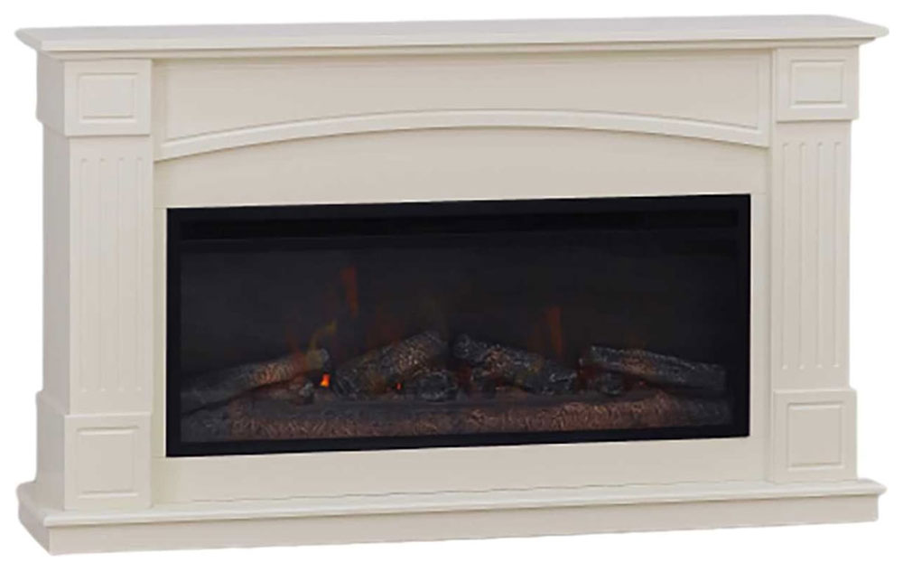 Изображение товара Электрокамин Elekam Boston с очагом Pulsar 38 бежевый напольный классика