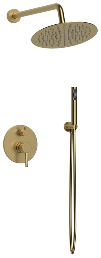 Изображение товара Душевая система встраиваемая Raiber Graceful/золото (RPG-005)