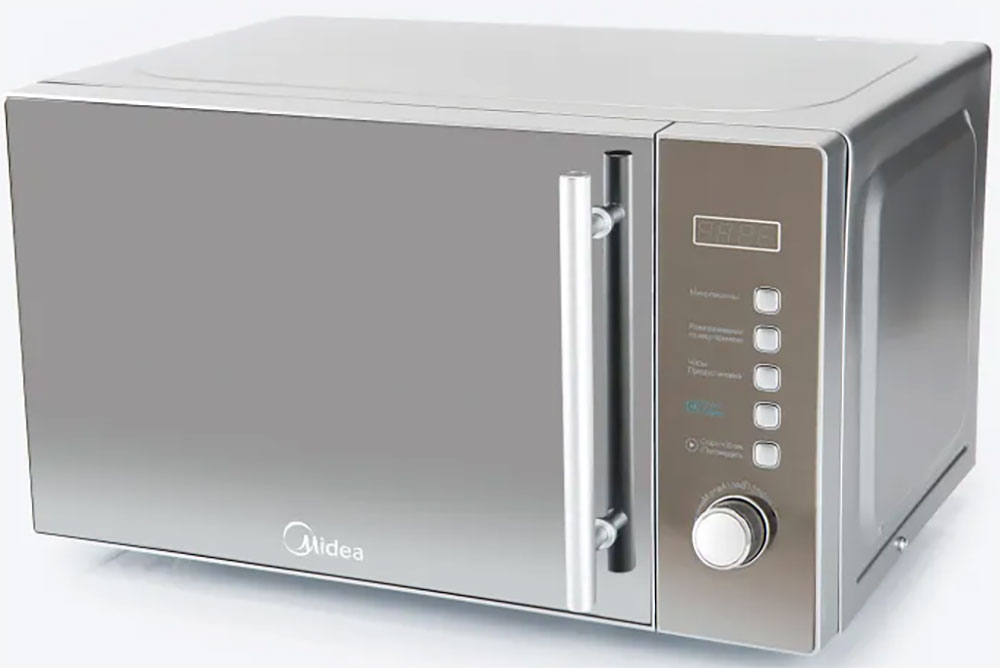 Изображение товара Микроволновая печь Midea AM 820 CMF 20 л серебристая с электронным управлением