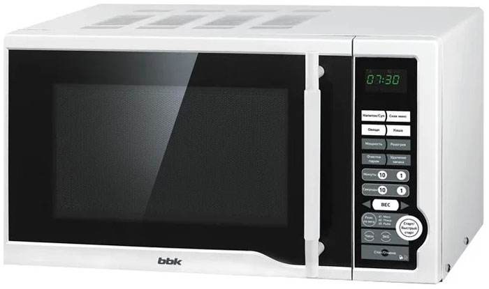 Изображение товара Микроволновая печь BBK 20 MWS-770 с электронным управлением белая 20 л