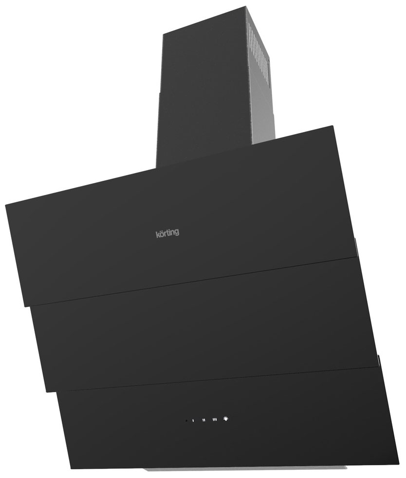 Изображение товара Вытяжка Korting KHC 68073 GN наклонная настенная 850 м3/ч черный