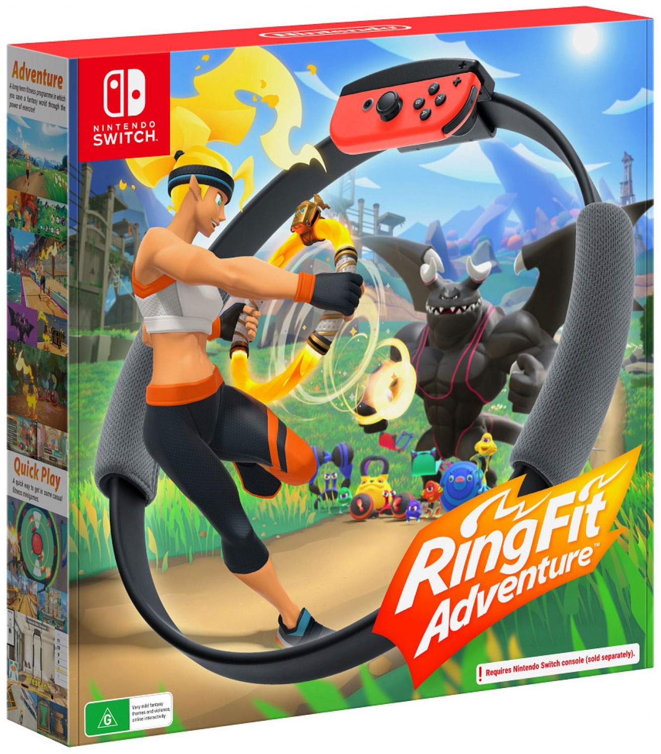 Игра для приставки Nintendo Switch: RING FIT ADVENTURE игра nintendo switch ring fit adventure