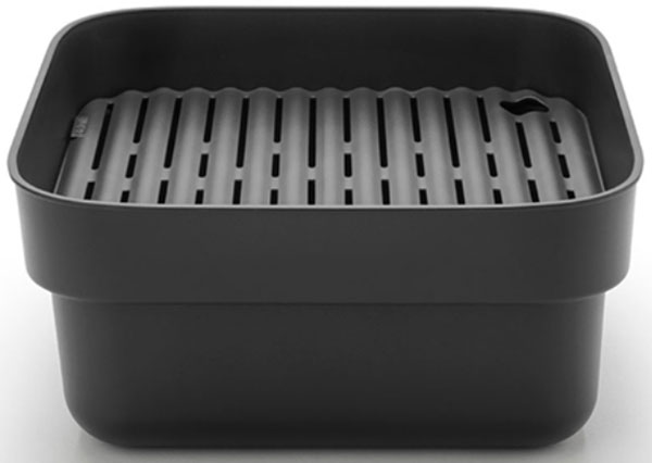 Изображение товара Емкость Brabantia для мытья посуды темно-серая 16.1x37.4x34.4 см