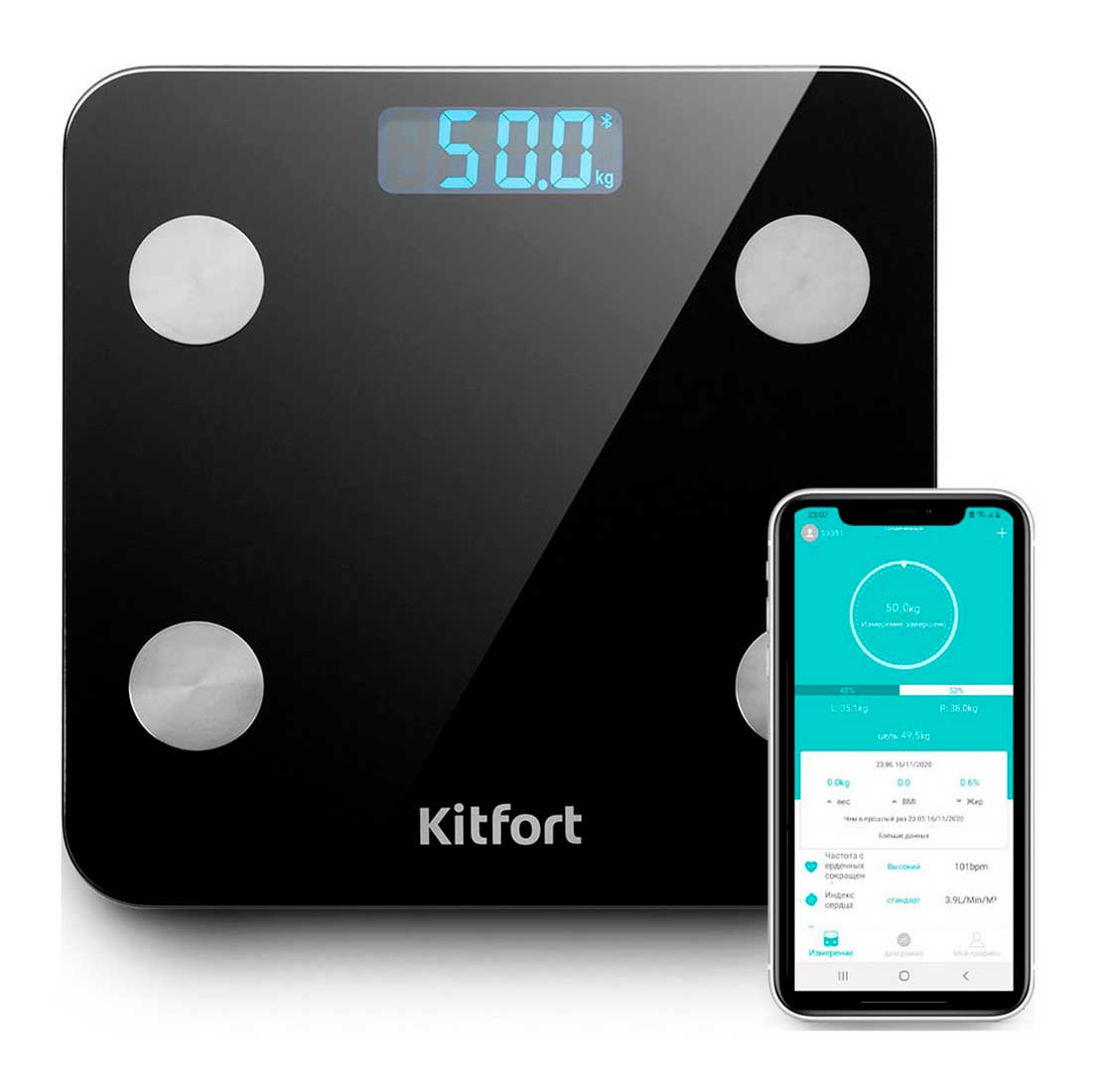Изображение товара Весы напольные Kitfort КТ-805