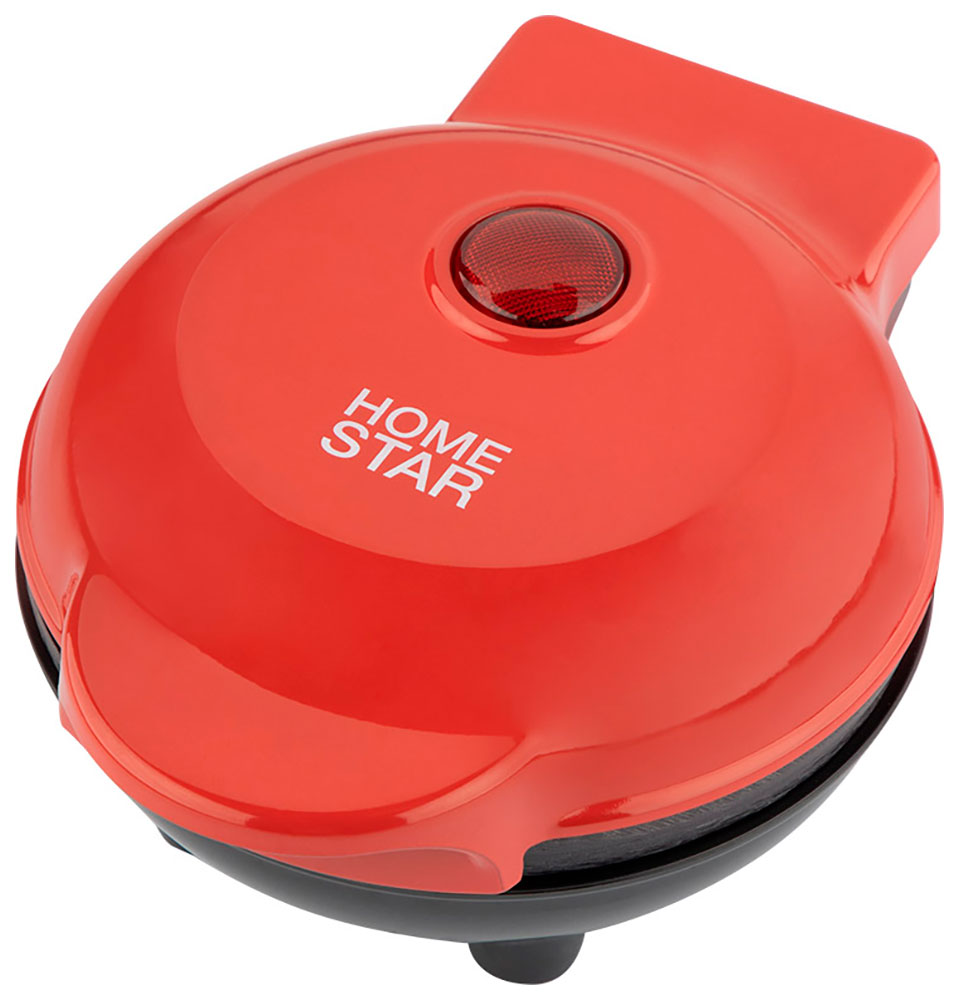 Вафельница Homestar HS-2040, венская вафля, красная (106138)