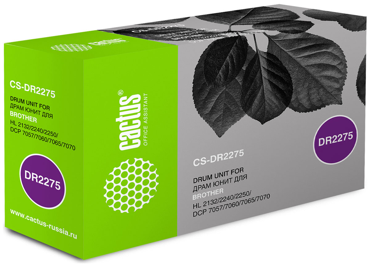 Изображение товара Фотобарабан Cactus CS-DR2275, для Brother (DCP 7057/7057R/7060) ресурс 12000 страниц