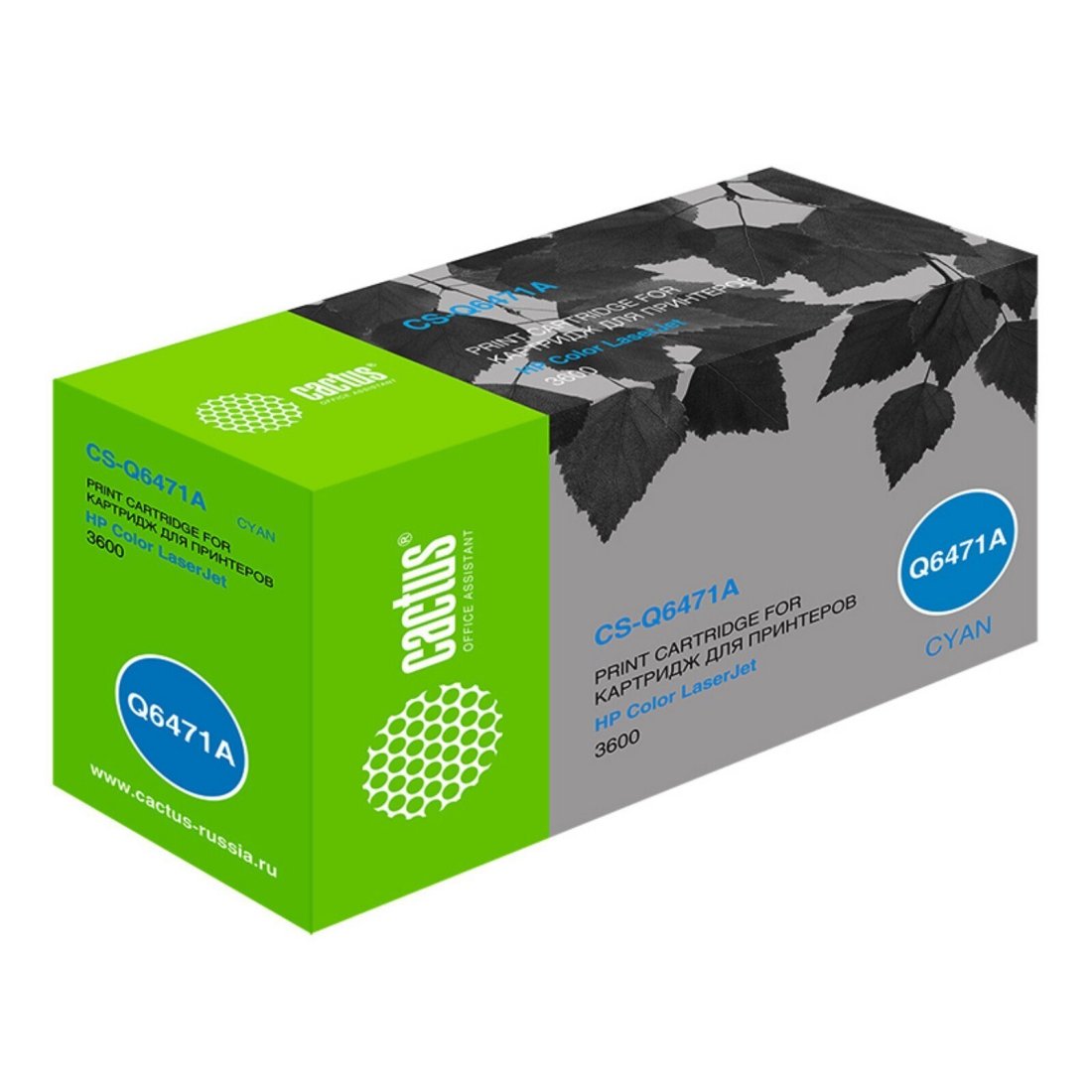 Изображение товара Картридж лазерный Cactus CS-Q6471A голубой для HP CLJ 3600