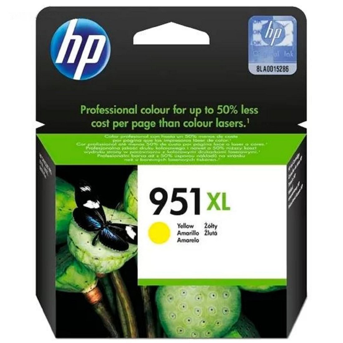 Изображение товара Картридж струйный HP 951XL CN048AE желтый (1500стр.) для OJ Pro 8100/8600