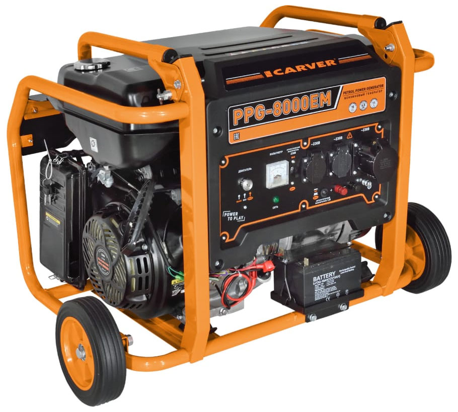 Изображение товара Генератор Carver PPG-8000ЕM, 11 кВт