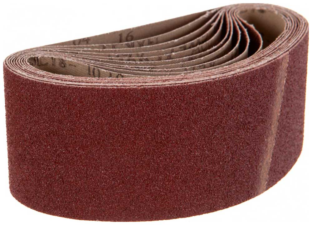 Изображение товара Шлифовальная лента Sturm 75x457 мм зерно 60, 10 шт для шлифмашин