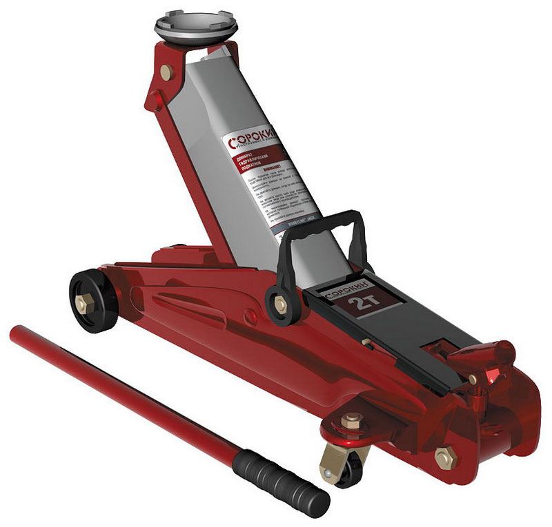 Изображение товара Домкрат подкатной Сорокин 2 т (3.521)